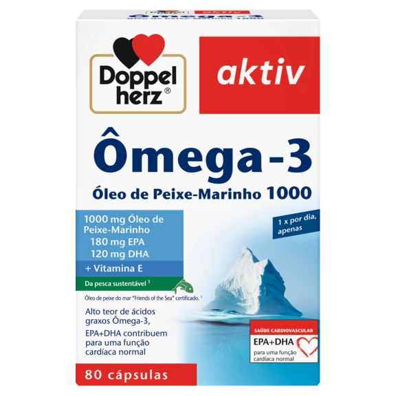 Doppelherz aktiv Ômega-3 Vista frontal