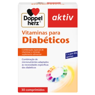 Doppelherz aktiv Vitaminas para Diabéticos Vista frontal